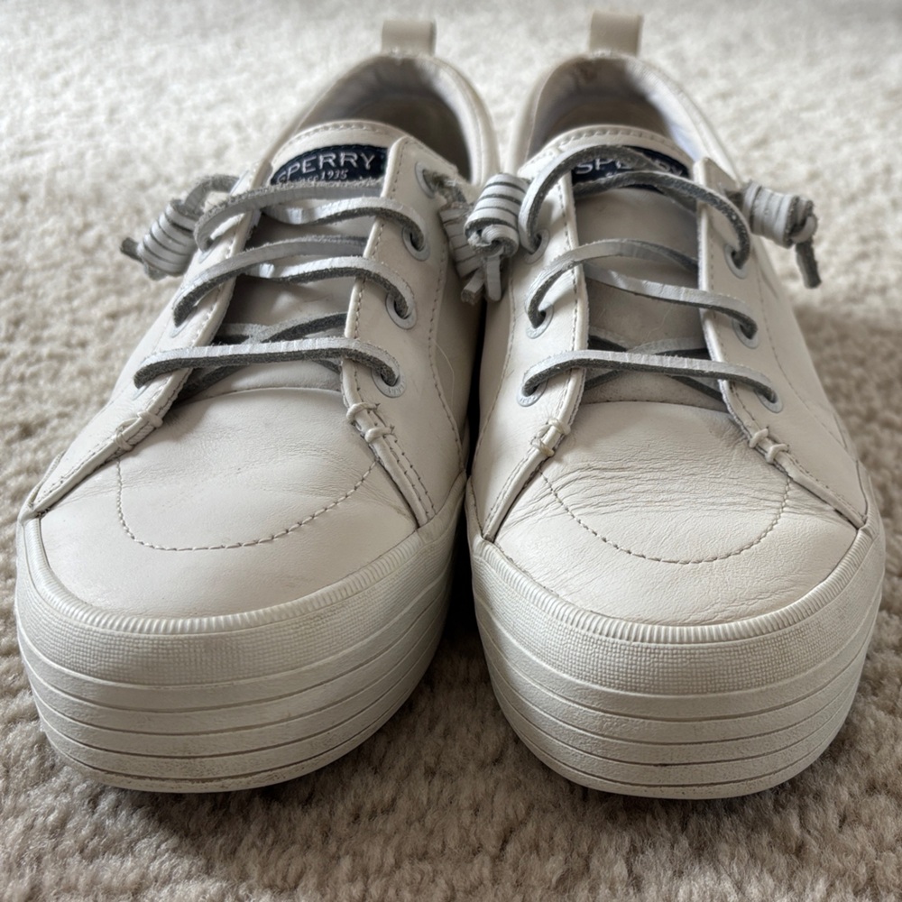 Sperry Women's White Athletic Shoes - Picture 5 of 6